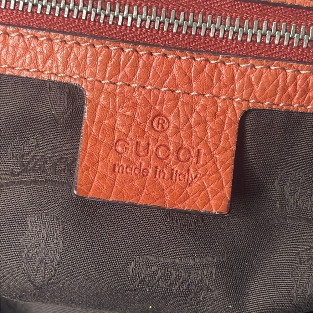 Gucci GG Canvas Bamboo Bar Hobo Bag Braided Strap Vintage - Picture 11 of 13